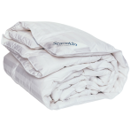 Žąsų pūkų antklodė „Selene“. Pūkinės antklodės, 140x200 cm, 200x200 cm, 200x220 cm, 220x240 cm. Žąsų pūkų antklodė su 100% medvilnės žakardo audiniu, balta ir puri