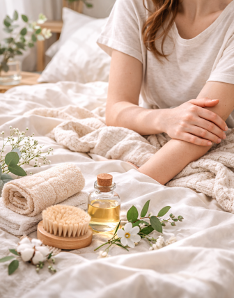 Koks audinys geriausias jautriai odai?