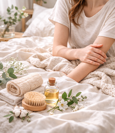 Koks audinys geriausias jautriai odai?