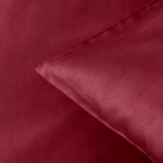 Premium satino patalynės komplektas „Maroon“. Satino patalynė, 140x200 cm, 200x200 cm, 200x220 cm, 220x240 cm