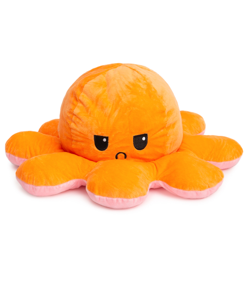 Pagalvė - žaislas „Orange octopus“. Vaikiška patalynė