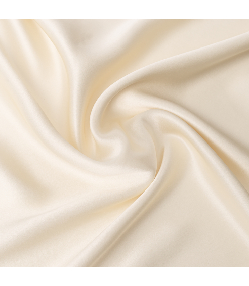 Šilkinis pagalvės užvalkalas „Cream“. Šilkiniai pagalvių užvalkalai