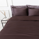 Premium satino pagalvių užvalkalai „Chocolate“ 1 vnt.. Pagalvių užvalkalai 50x70