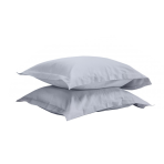 Premium satino pagalvių užvalkalai „Classic grey“. Pagalvių užvalkalai 50x70