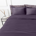 Premium satino pagalvių užvalkalai „Mauve“. Pagalvių užvalkalai 50x70