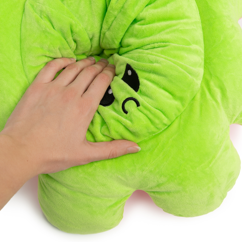 Pagalvė - žaislas „Green octopus“. Vaikiška patalynė