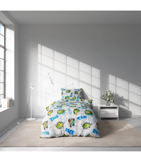 Laste voodipesu komplekt "Bath blue". Beebi voodipesu