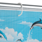 Vonios užuolaidos „Dolphin“. Vonios užuolaidos, 180x180 cm 
