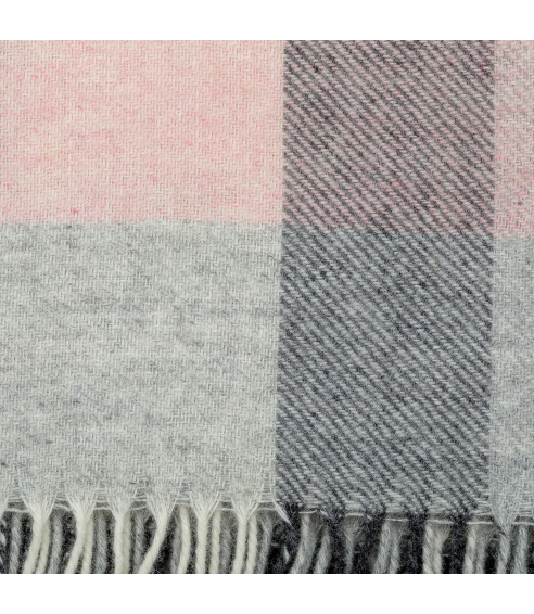 Pledas „Tartan pink“. Pledai