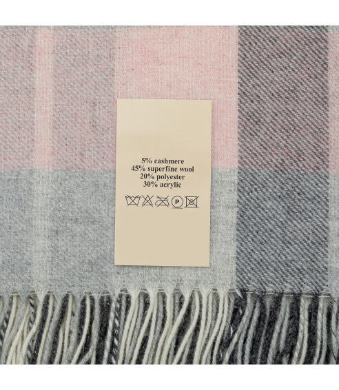 Pledas „Tartan pink“. Pledai