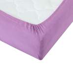 Trikotažinė paklodė su guma „Lilac“. Paklodės su guma, 180x200 cm