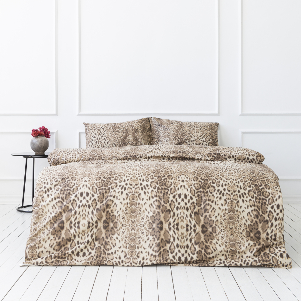 Patalynės komplektas „Leopard“. Medvilninė patalynė, 140x200 cm, 160x200 cm, 200x200 cm, 200x220 cm