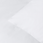 Premium satino patalynės komplektas „White“. Satino patalynė, 140x200 cm, 200x200 cm, 200x220 cm, 220x240 cm
