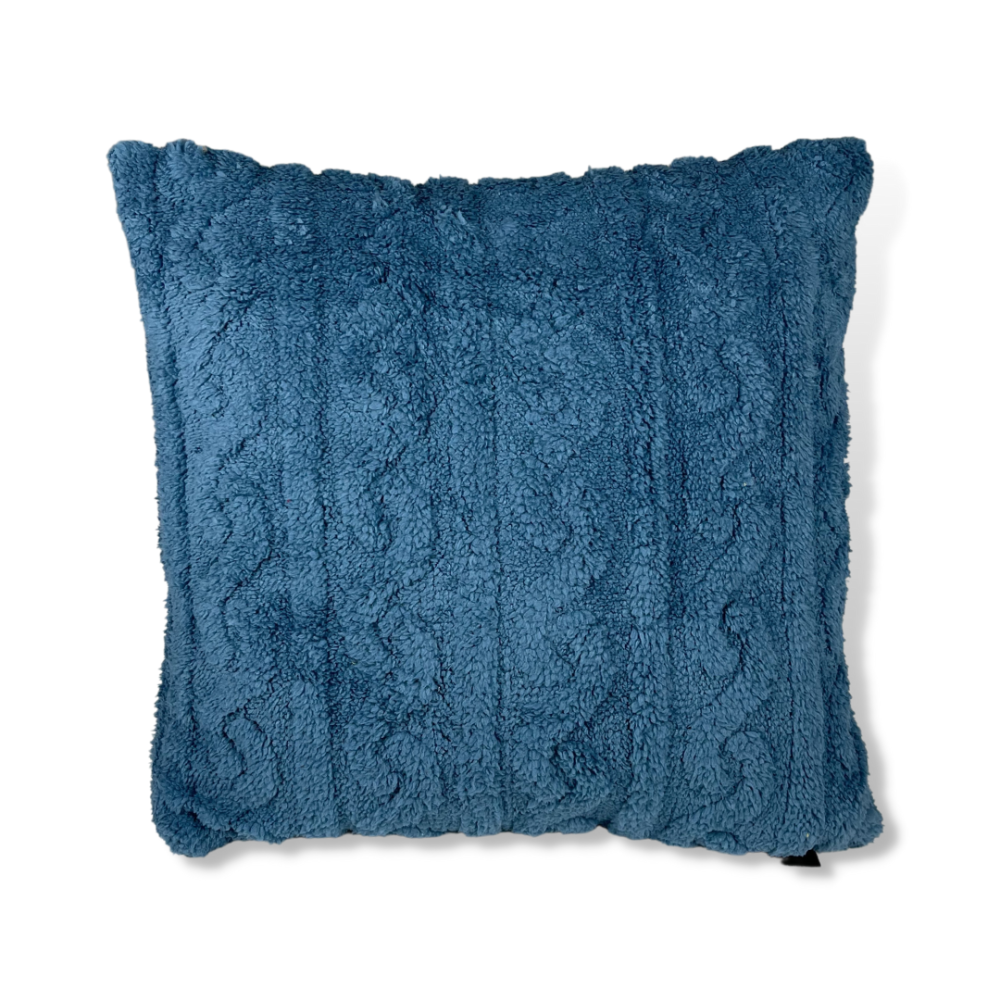 Dekoratyvinių pagalvių užvalkalai „Blue Jacquard“ 1 vnt.. Dekoratyvinių pagalvių užvalkalai
