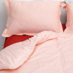 Premium satino patalynės komplektas „Classic pink“. Satino patalynė, 160x200 cm