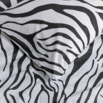 Patalynės komplektas „Zebra“. Medvilninė patalynė, 140x200 cm, 200x220 cm