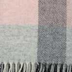 Pledas „Tartan pink“. Pledai