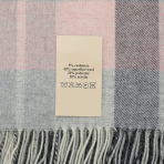 Pledas „Tartan pink“. Pledai