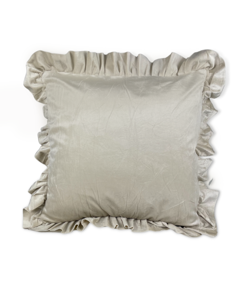Dekoratyvinių pagalvių užvalkalai „Ecru Ruffle“ 1 vnt.