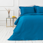 Premium satino patalynės komplektas „Turquoise“. Satininė patalynė, 140x200 cm, 150x200 cm, 160x200 cm, 180x200 cm, 200x200 cm, 200x220 cm, 220x240 cm