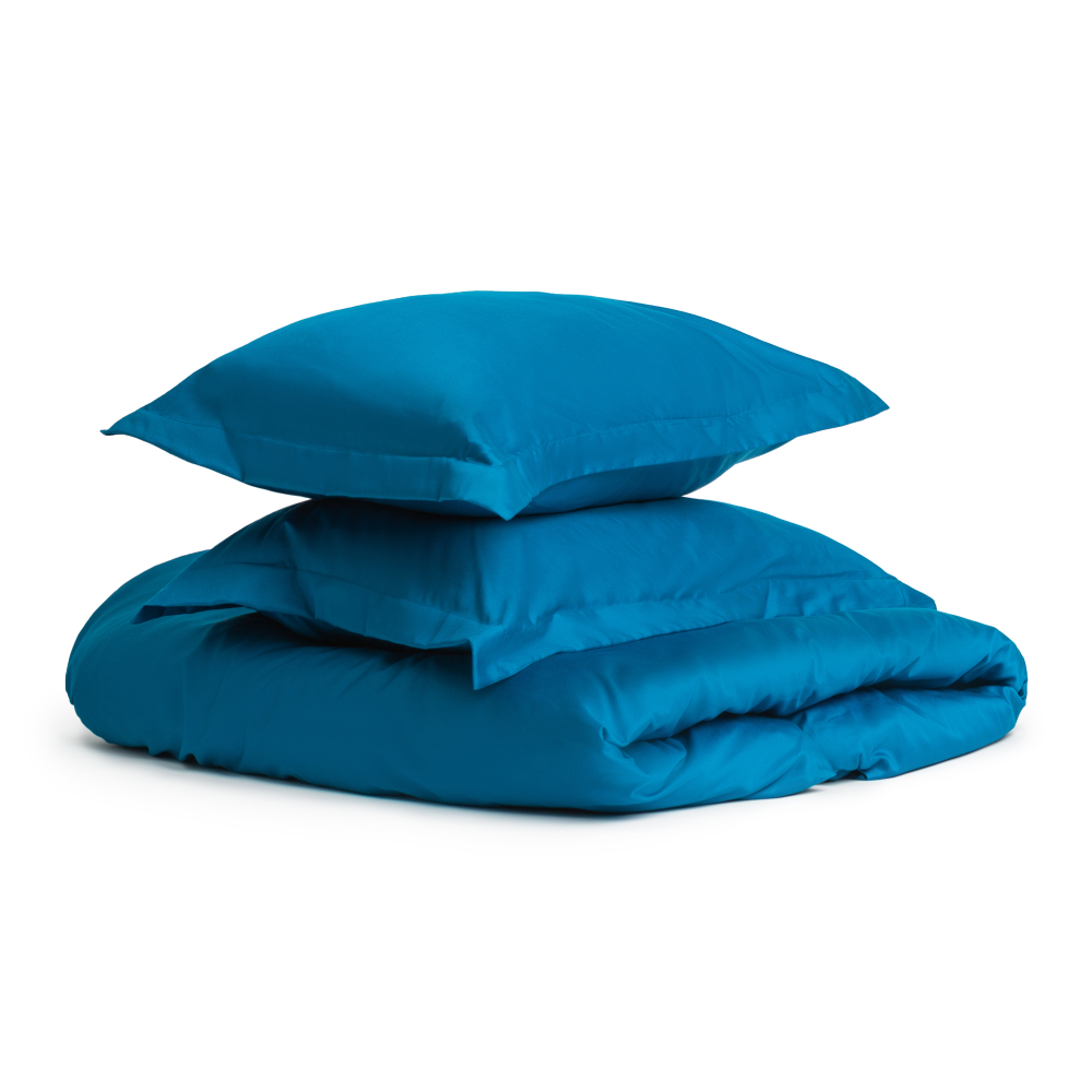 Premium satino patalynės komplektas „Turquoise“. Satininė patalynė, 140x200 cm, 150x200 cm, 160x200 cm, 180x200 cm, 200x200 cm, 200x220 cm, 220x240 cm