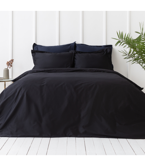 Premium satino patalynės komplektas „Midnight“. Satininė patalynė