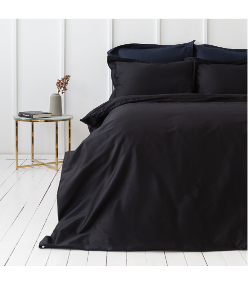 Premium satino patalynės komplektas „Midnight“. Satininė patalynė