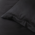 Premium satino patalynės komplektas „Midnight“. Satininė patalynė, 140x200 cm, 150x200 cm, 160x200 cm, 180x200 cm, 200x200 cm, 200x220 cm, 220x240 cm