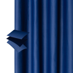 Naktinės užuolaidos „Navy blue“. Užuolaidos, 106x160 cm, 116x228 cm, 140x250 cm