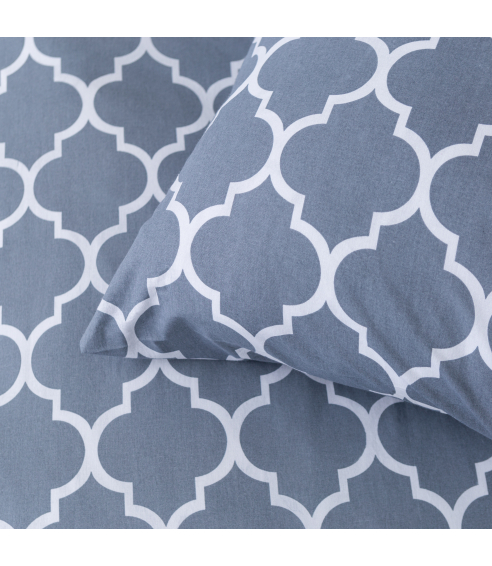 Patalynės komplektas „Morocco grey“. Medvilninė patalynė