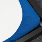 Trikotažinė paklodė su guma „Blue“. Paklodės su guma, 140x200 cm, 160x200 cm