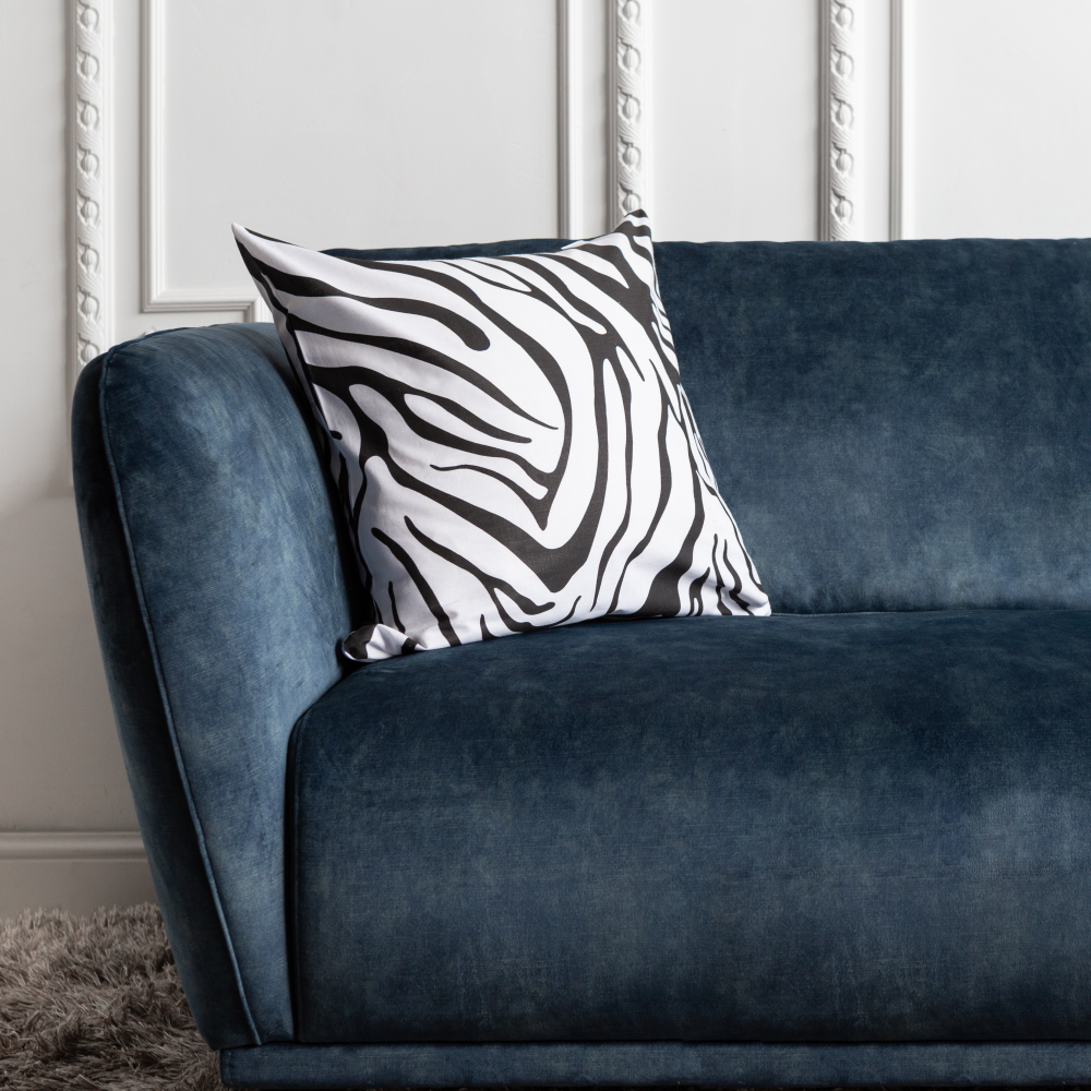 Dekoratyvinių pagalvėlių užvalkalai „Zebra“ 2 vnt., 50x50 cm