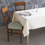 Staltiesė „Peachy square“. Medvilninės staltiesės, 140x240cm, 140x300 cm