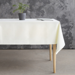 Staltiesė „Creamy square“. Medvilninės staltiesės, 140x240cm, 140x300 cm
