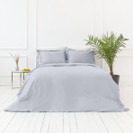 Premium satino patalynės komplektas „Classic grey“. Satininė patalynė, 140x200 cm, 150x200 cm, 160x200 cm, 180x200 cm, 200x200 cm, 200x220 cm, 220x240 cm