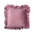 Dekoratyvinių pagalvių užvalkalai „Pink Ruffle“ 1 vnt.. Dekoratyvinių pagalvių užvalkalai