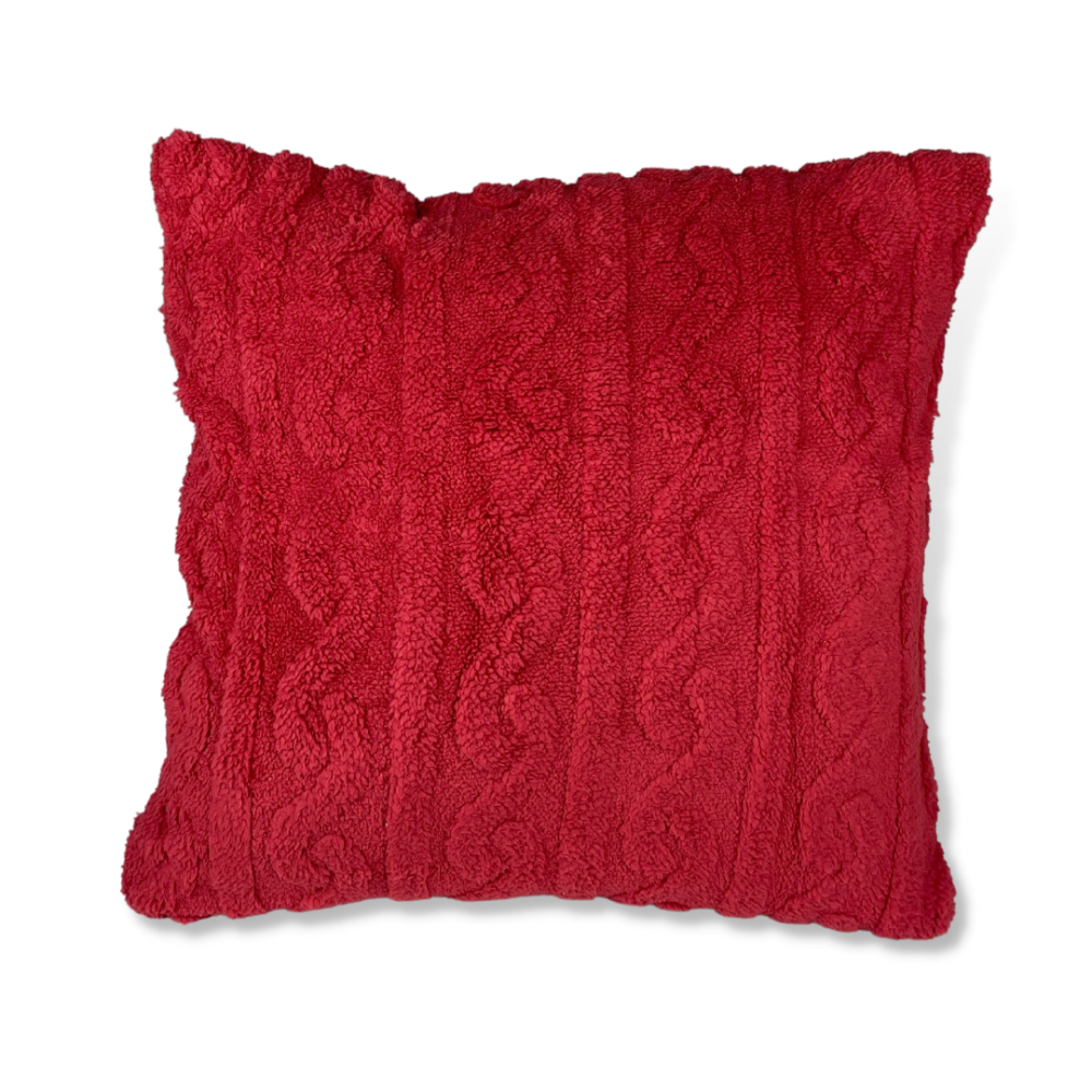 Dekoratyvinių pagalvių užvalkalai „Red Jacquard“ 1 vnt.. Dekoratyvinių pagalvių užvalkalai