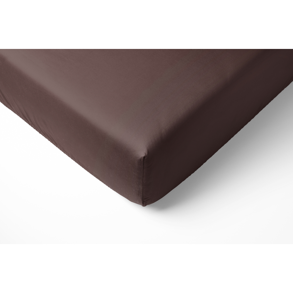 Satininė paklodė su guma „Chocolate“. Paklodės su guma, 90x200 cm, 140x200 cm, 160x200 cm, 180x200 cm
