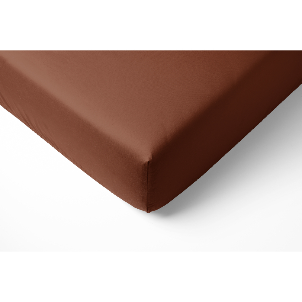 Trikotažinė paklodė su guma „Brown“. Paklodės su guma, 60x120 cm, 90x200 cm, 140x200 cm, 160x200 cm, 180x200 cm