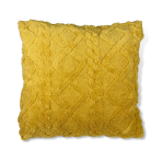 Dekoratyvinių pagalvių užvalkalai „Yellow Jacquard“ 1 vnt.. Dekoratyvinių pagalvių užvalkalai