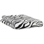 Medvilninė paklodė be gumos „Zebra“. Paklodės be gumos, 150x220 cm