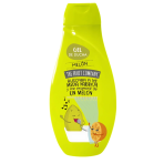 Dušo gelis „Shower Gel The Fruit Company Naranja un Melon“. Melionų kvapo dušo žele the fruit company pakuotė