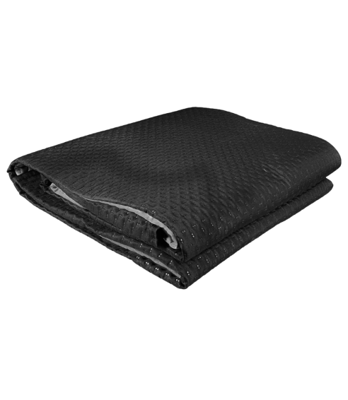 Dvipusė lovatiesė „Black trapuntino Bedspread“. Pledai