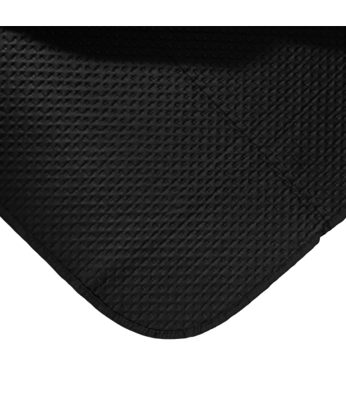 Dvipusė lovatiesė „Black trapuntino Bedspread“. Pledai