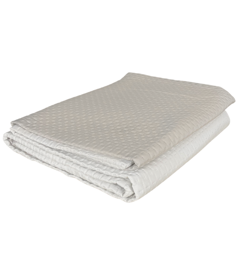 Dvipusė lovatiesė „Cream trapuntino Bedspread“. Pledai