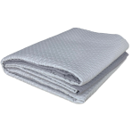 Dvipusė lovatiesė „Grey trapuntino Bedspread“. Pledai, 170x250 cm, 200x250 cm. Pilka lovatiesė dekoruota subtiliu kvadratiniu raštu, suteikiančiu audiniui struktūrą. Dvipusė lovatiesė „Grey trapuntino Bedspread“. Pledai, 170x250 cm, 200x250 cm. Pilka lovatiesė dekoruota subtiliu kvadratiniu raštu, suteikiančiu audiniui struktūrą.