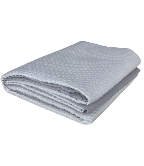 Dvipusė lovatiesė „Grey trapuntino Bedspread“. Pledai
