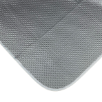 Dvipusė lovatiesė „Grey trapuntino Bedspread“. Pledai, 170x250 cm, 200x250 cm. Tamsiai pilka lovatiesė su akcentuota kontrastinga puse, pabrėžiančia lovos kontūrus. Dvipusė lovatiesė „Grey trapuntino Bedspread“. Pledai, 170x250 cm, 200x250 cm. Tamsiai pilka lovatiesė su akcentuota kontrastinga puse, pabrėžiančia lovos kontūrus.