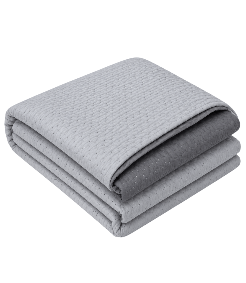 Dvipusė lovatiesė „Grey trapuntino Bedspread“. Pledai