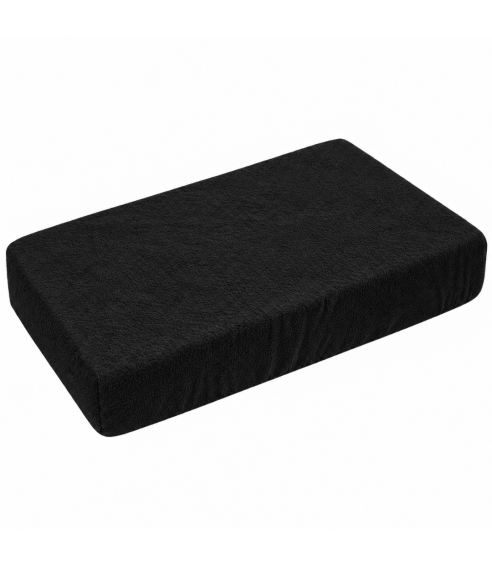 Frotinė paklodė su guma „Black frote“. Paklodės su guma 90x200